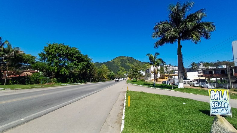 #208.Apto novo, 300 metros da praia, com piscina